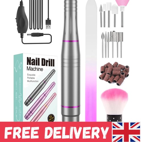 Electric nail file with - nail,