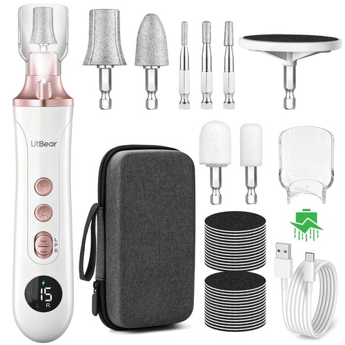 Litbear electric nail - file, for