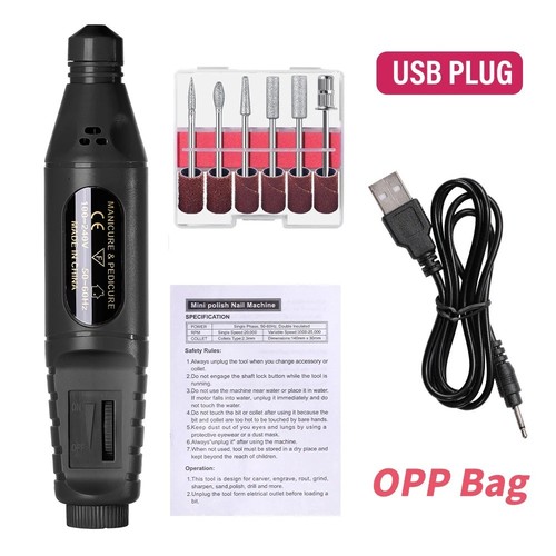 6in1 electric nail - file, for